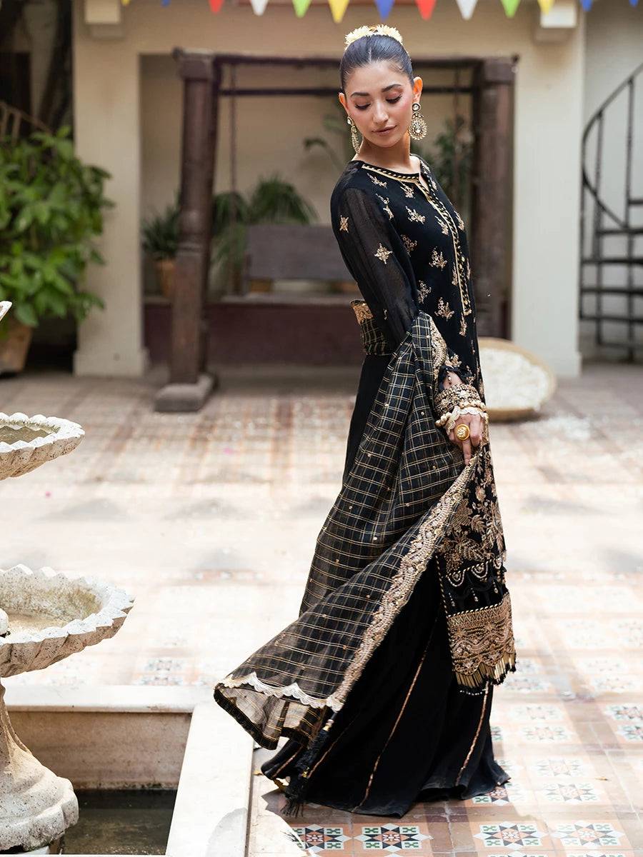 Salitex | Signature Festive Chiffon | JI041 by Maria Faisal - Registered Vendor of : Salitex - type : Ladies Clothes - 100% original wedding dresses
