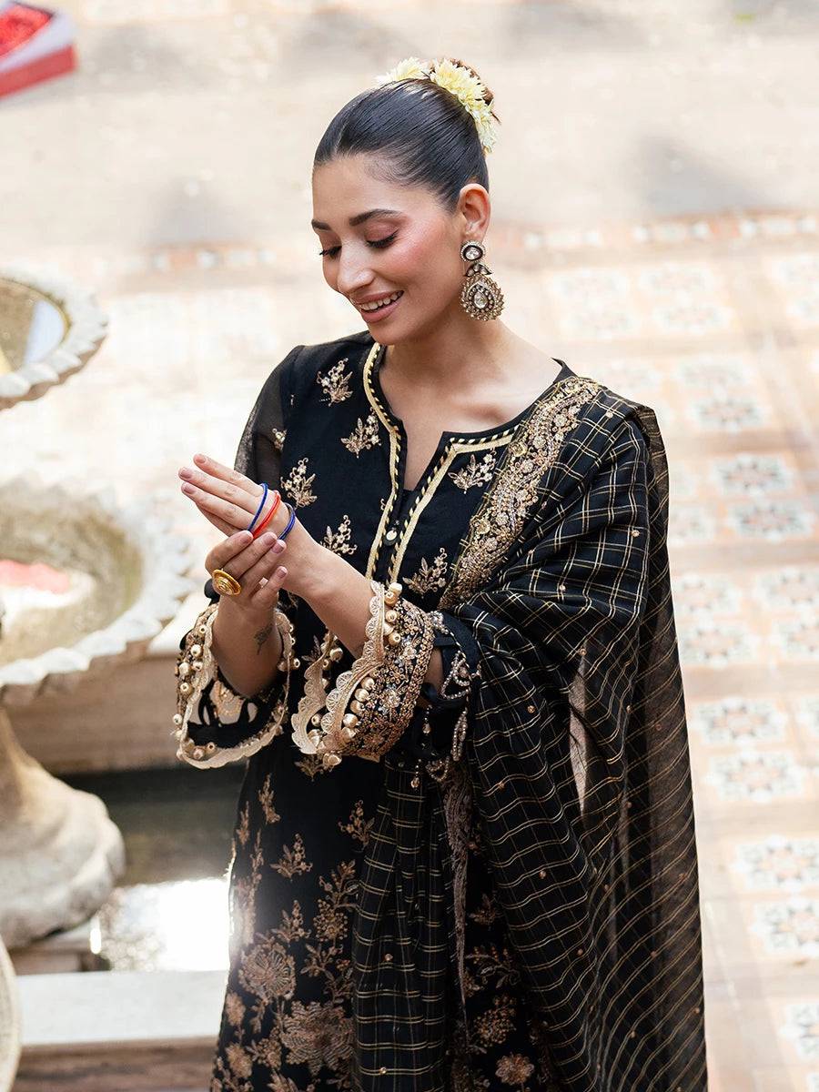 Salitex | Signature Festive Chiffon | JI041 by Maria Faisal - Registered Vendor of : Salitex - type : Ladies Clothes - 100% original wedding dresses