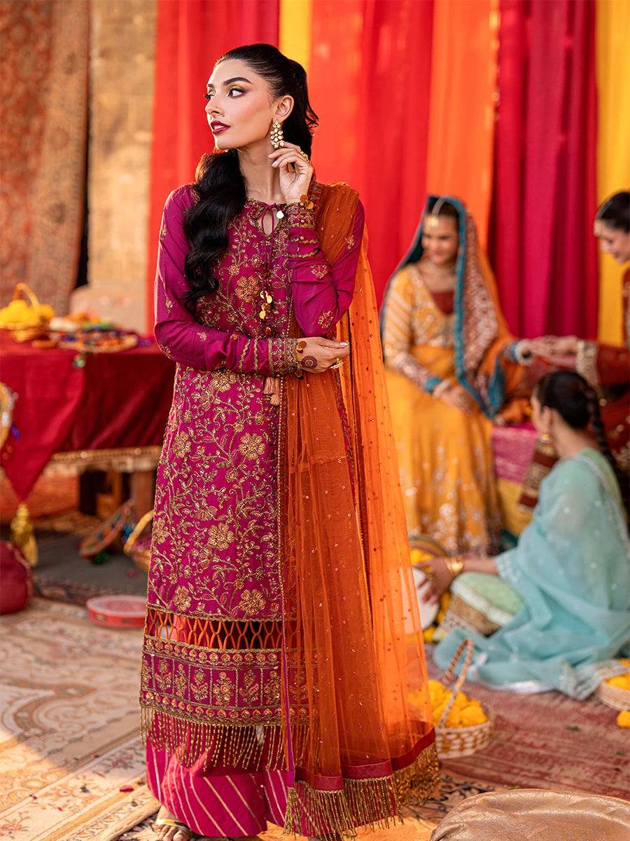 Salitex | Shehnai Festive | No013 by Maria Faisal - Registered Vendor of : Salitex - type : Ladies Clothes - 100% original wedding dresses