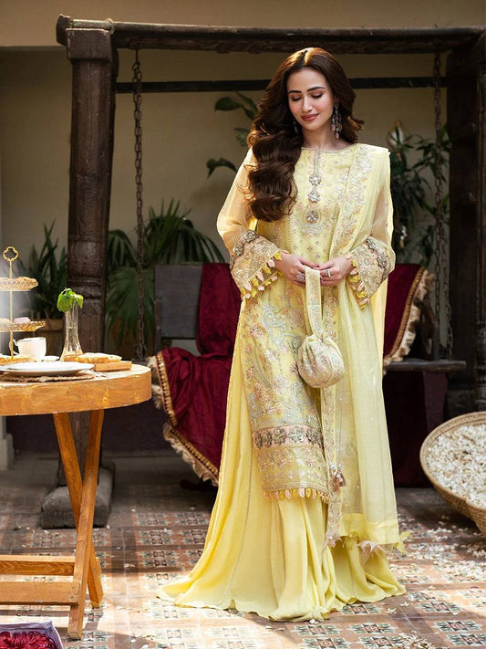 Salitex | Signature Festive Chiffon | NO030 by Maria Faisal - Registered Vendor of : Salitex - type : Ladies Clothes - 100% original wedding dresses