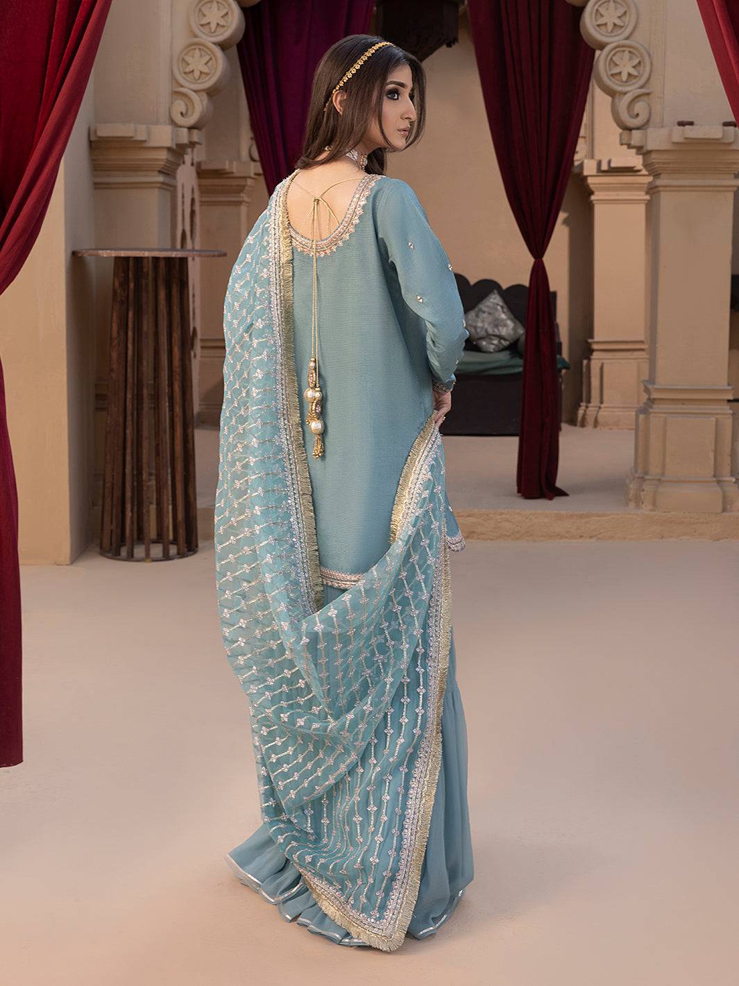 Hem Stitch | Raw Silk Edit 25 | Layla by Maria Faisal - Registered Vendor of : Hemstitch - type : Ladies Clothes - 100% original wedding dresses