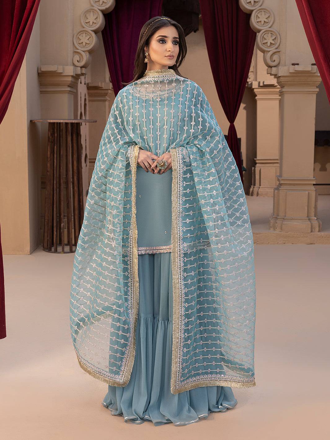 Hem Stitch | Raw Silk Edit 25 | Layla by Maria Faisal - Registered Vendor of : Hemstitch - type : Ladies Clothes - 100% original wedding dresses