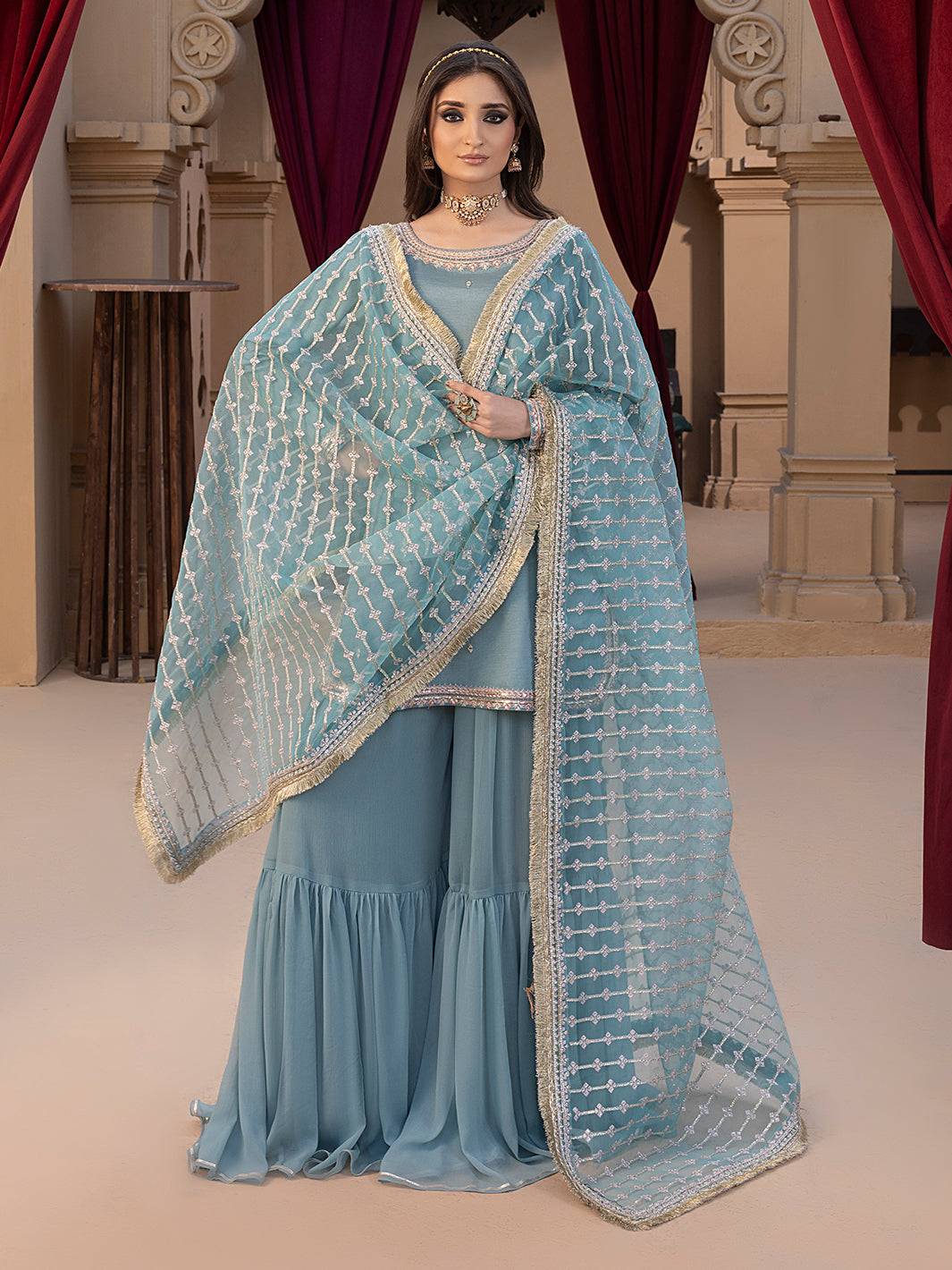 Hem Stitch | Raw Silk Edit 25 | Layla by Maria Faisal - Registered Vendor of : Hemstitch - type : Ladies Clothes - 100% original wedding dresses