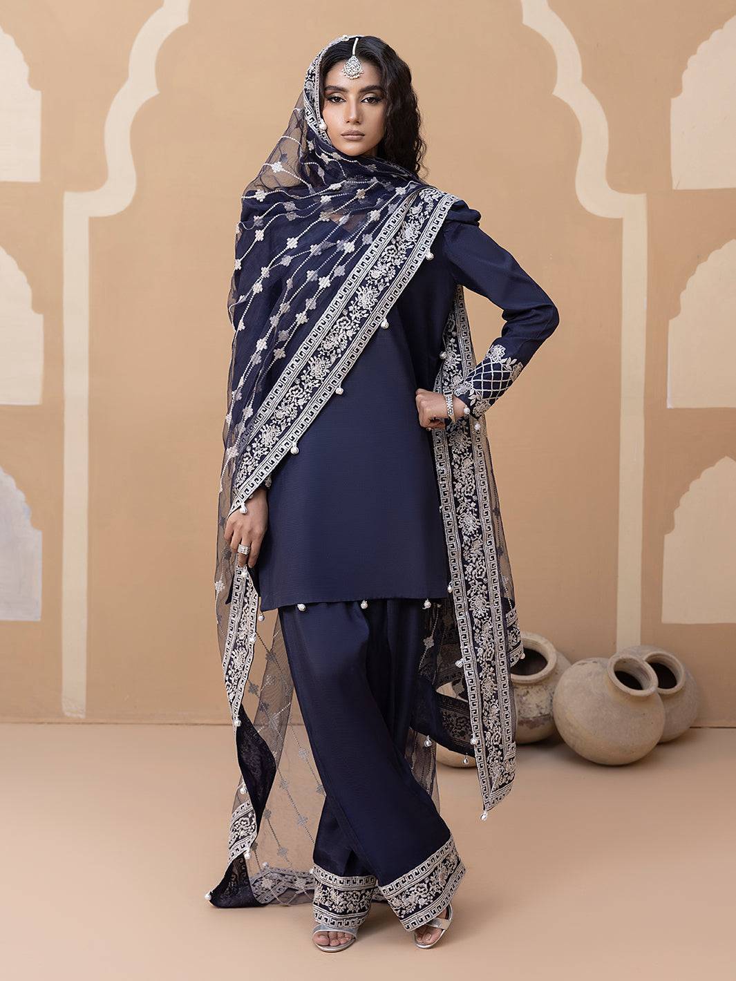 Hem Stitch | Raw Silk Edit 25 | Khayal by Maria Faisal - Registered Vendor of : Hemstitch - type : Ladies Clothes - 100% original wedding dresses