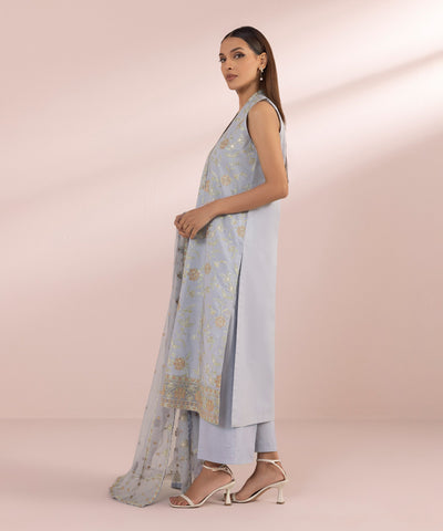 Sapphire | Eid Collection | S29 - Designer Dress with Intricate embroidery and embellishments. Shop elegent wedding dress at Maria Faisal.