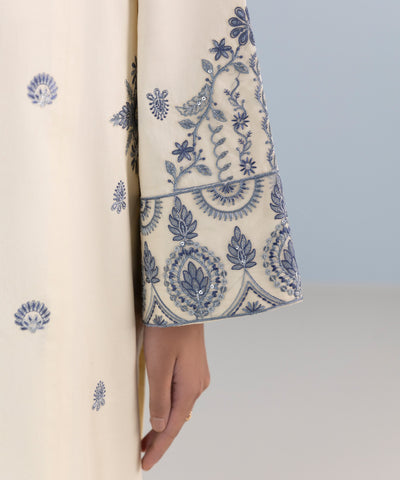 Sapphire | Eid Collection | S23 - Designer Dress with Intricate embroidery and embellishments. Shop elegent wedding dress at Maria Faisal.