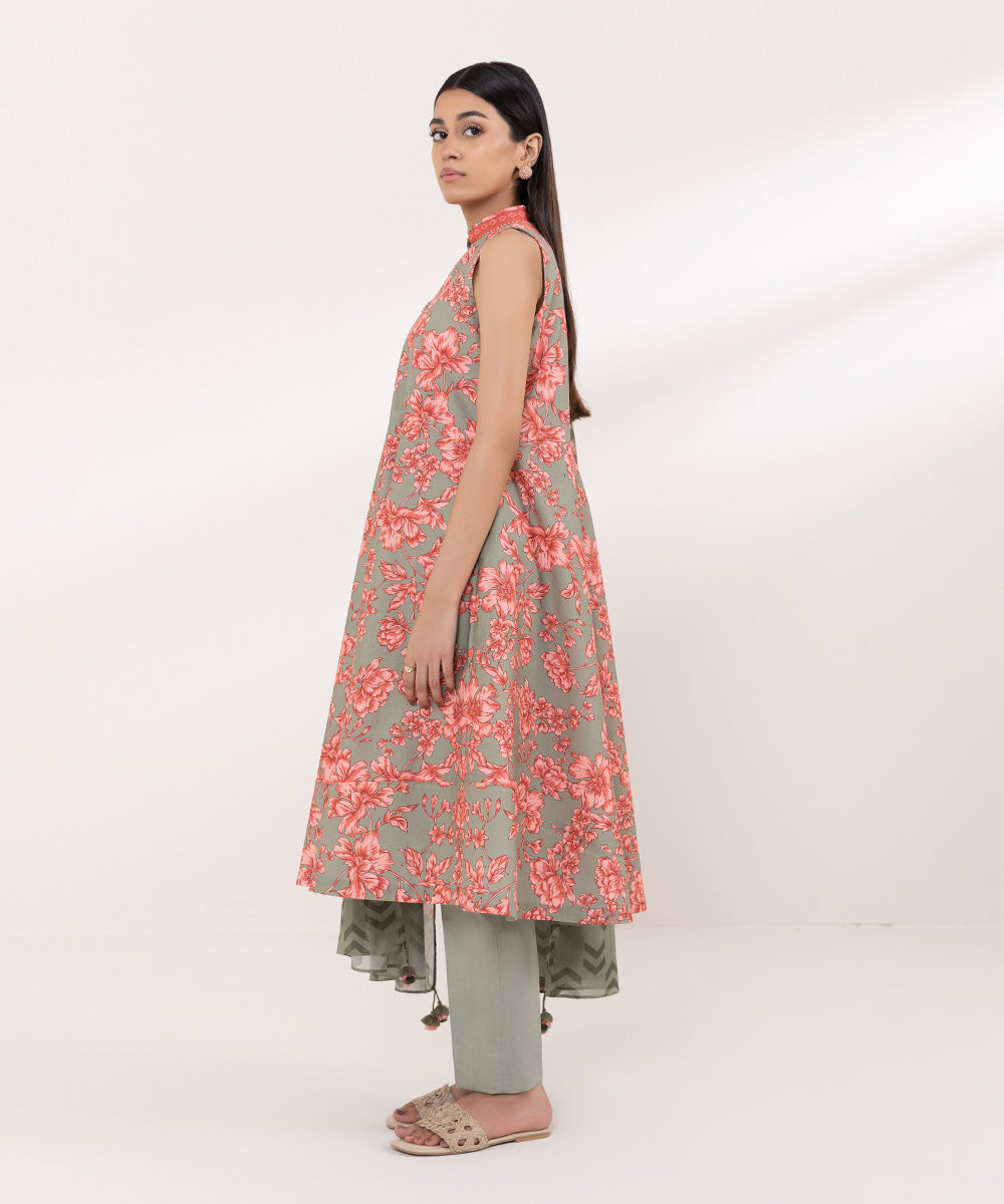 Sapphire | Intermix 2024 | Cambric Suit S-27 - Designer Dress with Intricate embroidery and embellishments. Shop elegent wedding dress at Maria Faisal.