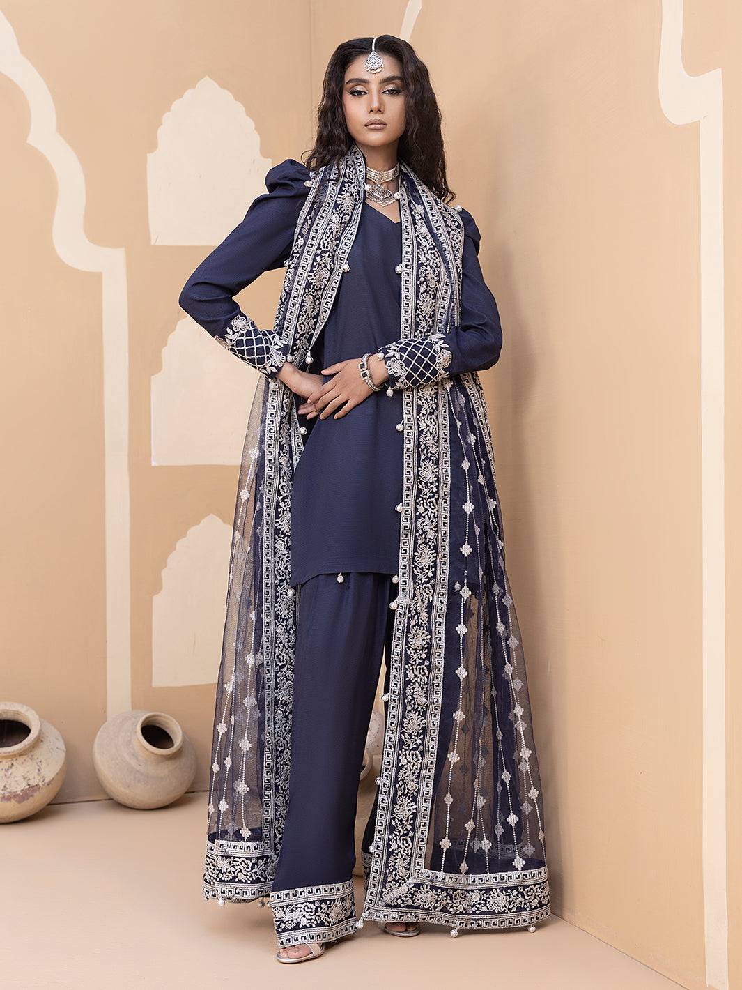 Hem Stitch | Raw Silk Edit 25 | Khayal by Maria Faisal - Registered Vendor of : Hemstitch - type : Ladies Clothes - 100% original wedding dresses