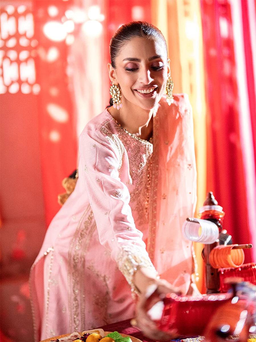 Salitex | Shehnai Festive | No019 by Maria Faisal - Registered Vendor of : Salitex - type : Ladies Clothes - 100% original wedding dresses