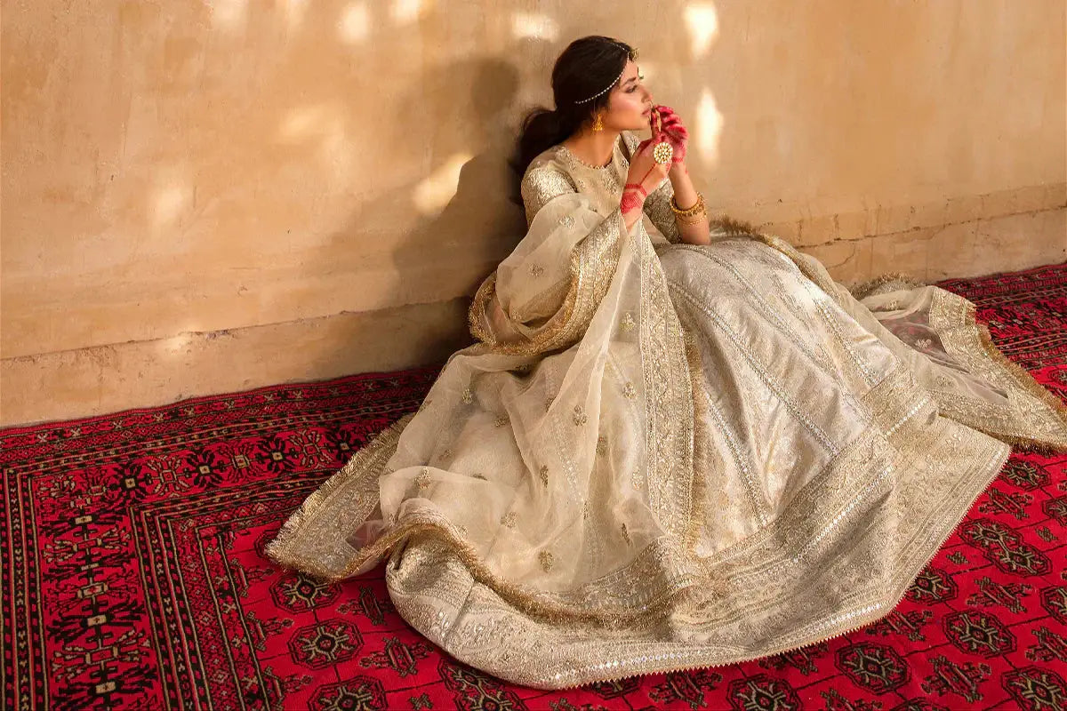 Qalamkar | Best of Luxuy Formals | KF-04 AFSANAH by Maria Faisal - Registered Vendor of : Qalamkar - type : Ladies Clothes - 100% original wedding dresses