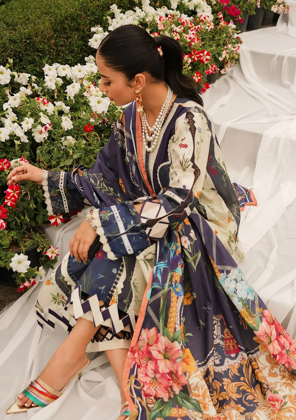 Elaf Premium | Printed Collection 24 | EEP-08B - Breeze Together - Waniyas