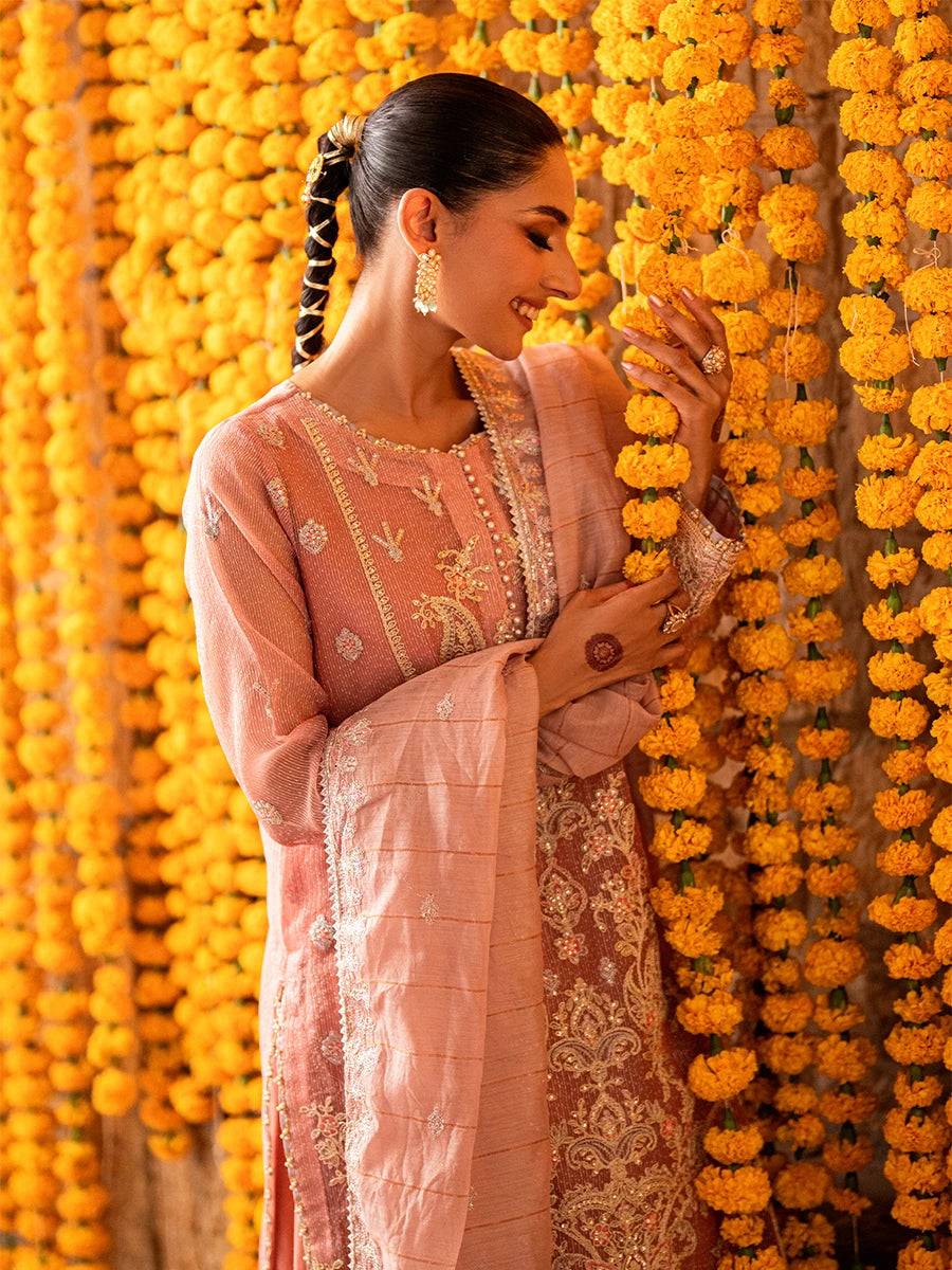 Salitex | Shehnai Festive | No035 by Maria Faisal - Registered Vendor of : Salitex - type : Ladies Clothes - 100% original wedding dresses