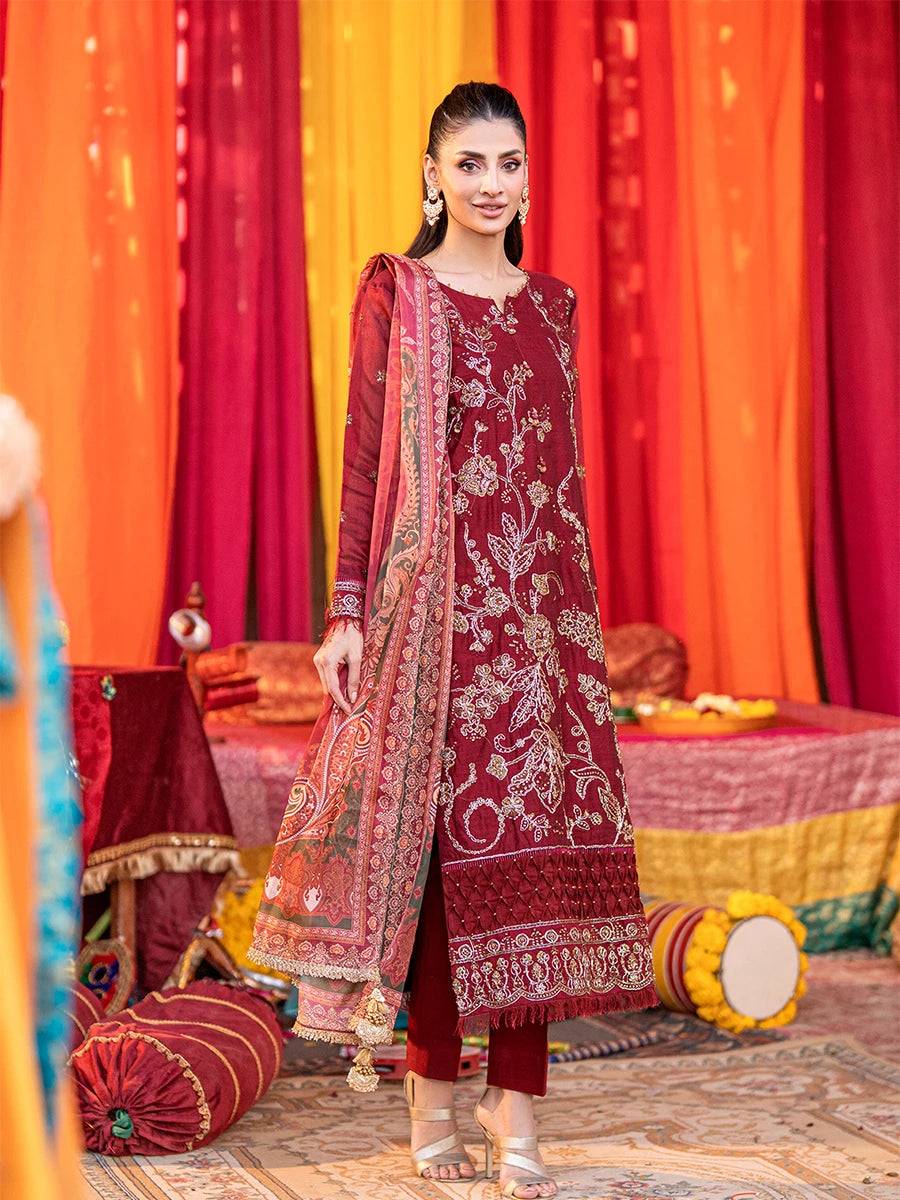 Salitex | Shehnai Festive | No036 by Maria Faisal - Registered Vendor of : Salitex - type : Ladies Clothes - 100% original wedding dresses
