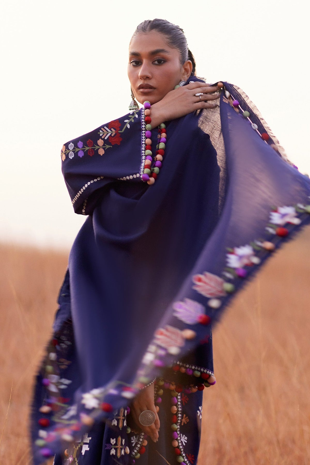 Zaha | Winter 25 | ZAREEN (ZW25-04) - Luxury Dress - available at Maria Faisal in UK and USA.