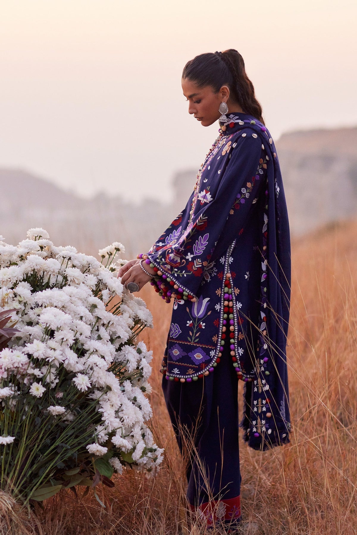 Zaha | Winter 25 | ZAREEN (ZW25-04) - Luxury Dress - available at Maria Faisal in UK and USA.