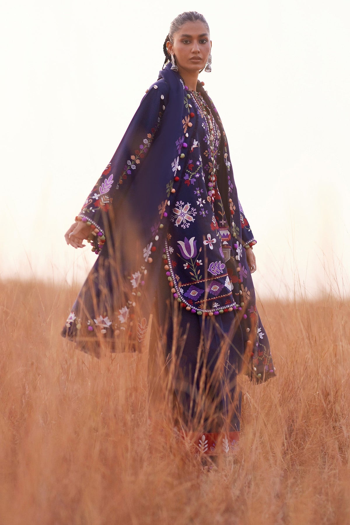 Zaha | Winter 25 | ZAREEN (ZW25-04) - Luxury Dress - available at Maria Faisal in UK and USA.