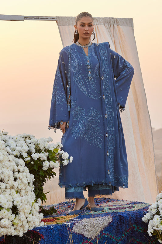 Zaha | Winter 25 | SCHEREZADE (ZW25-08) - Luxury Dress - available at Maria Faisal in UK and USA.