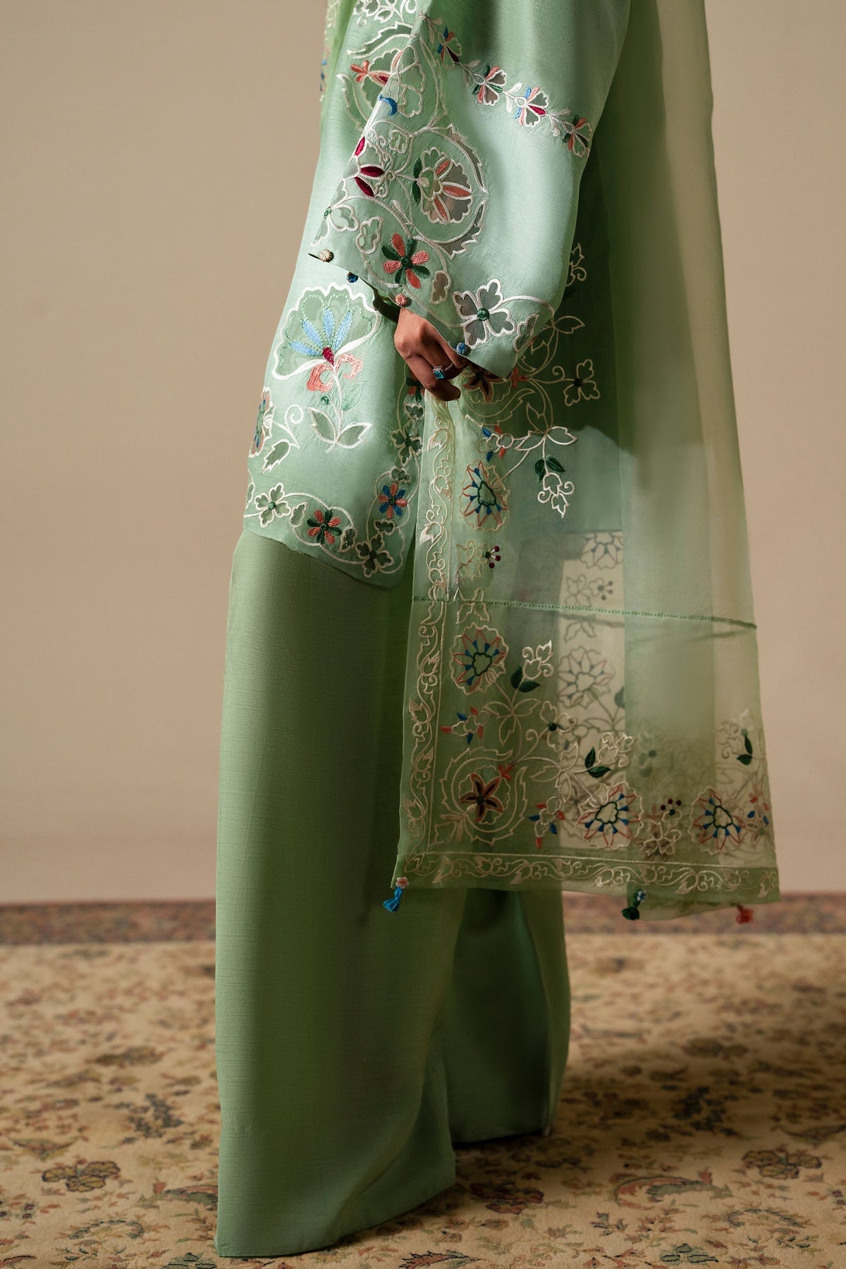 Zaha | Serae Pret | CAELINA - Formal Dress - available at Maria Faisal in UK and USA.
