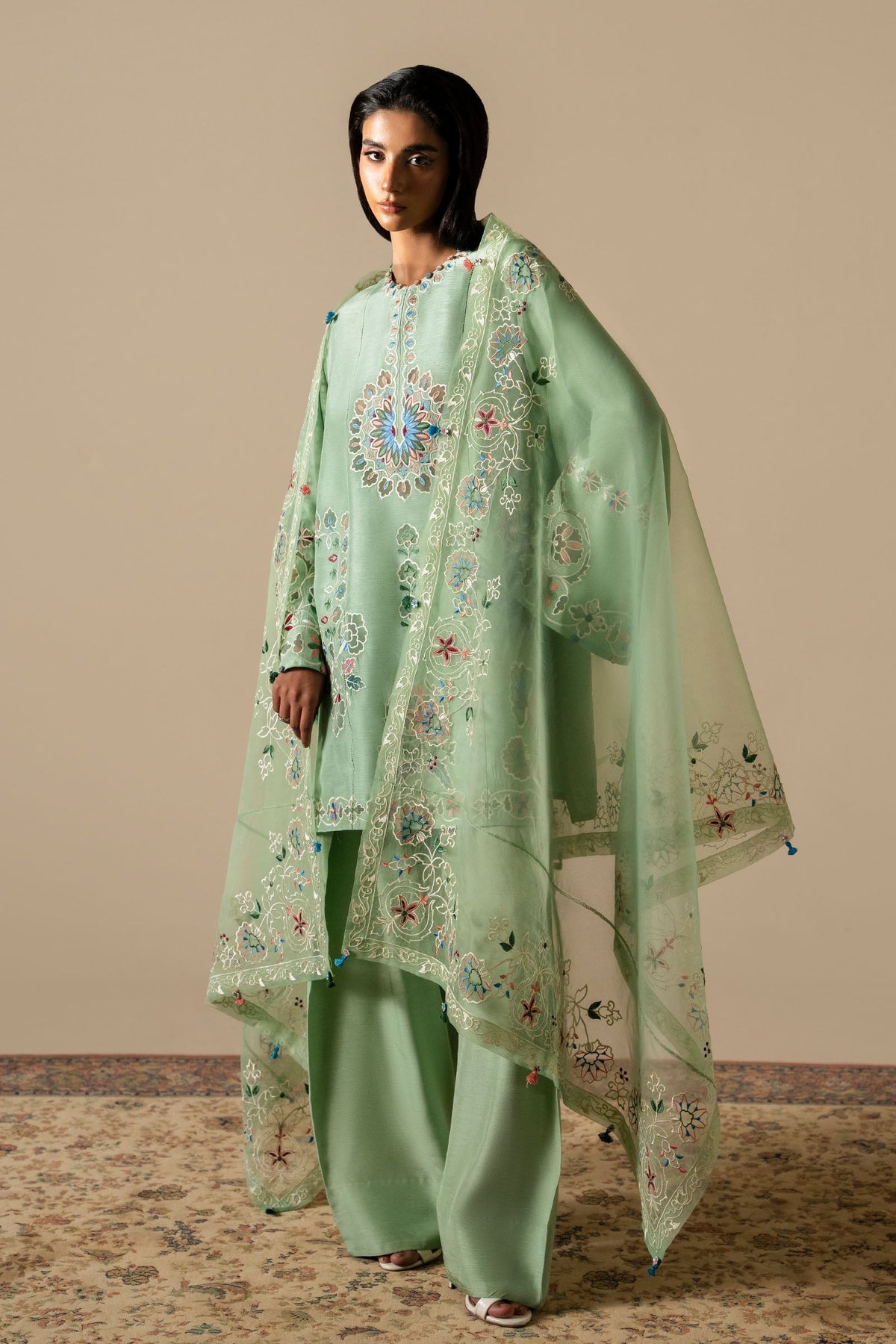 Zaha | Serae Pret | CAELINA - Formal Dress - available at Maria Faisal in UK and USA.