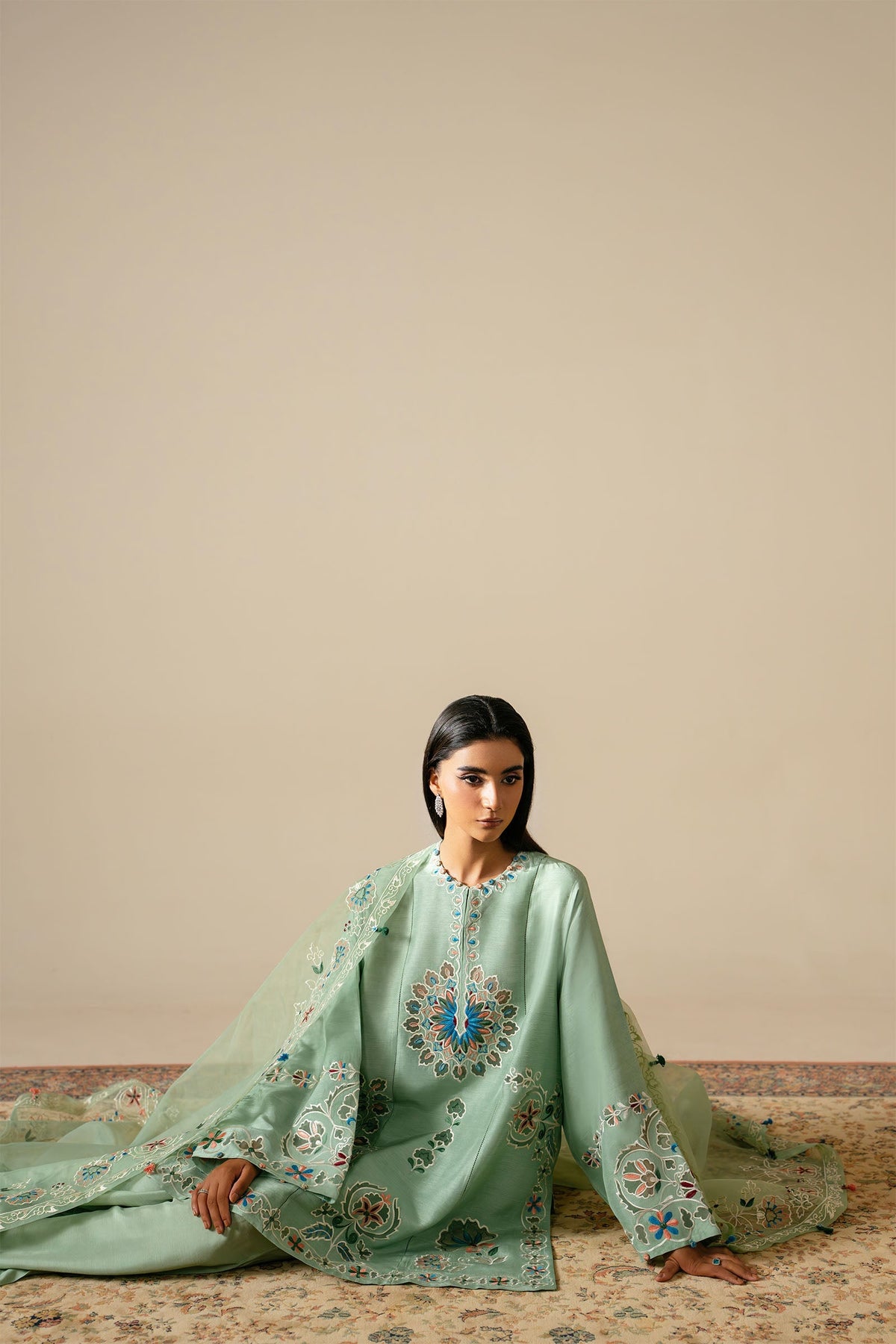 Zaha | Serae Pret | CAELINA - Formal Dress - available at Maria Faisal in UK and USA.