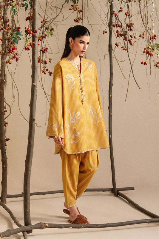 Elan | Winter Basics 25 | SOHEA (ERW-21570) - Casual Dress - available at Maria Faisal in UK and USA.