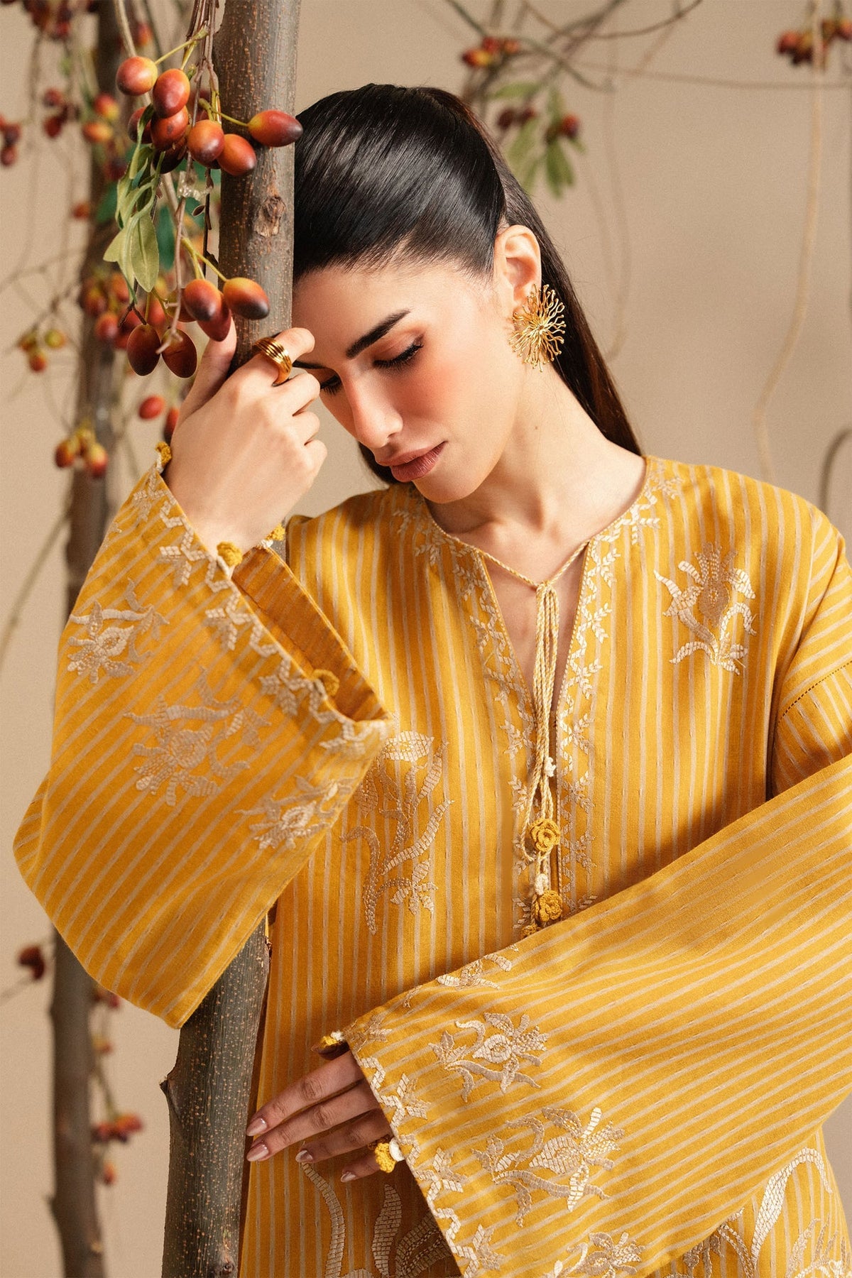 Elan | Winter Basics 25 | SOHEA (ERW-21570) - Casual Dress - available at Maria Faisal in UK and USA.