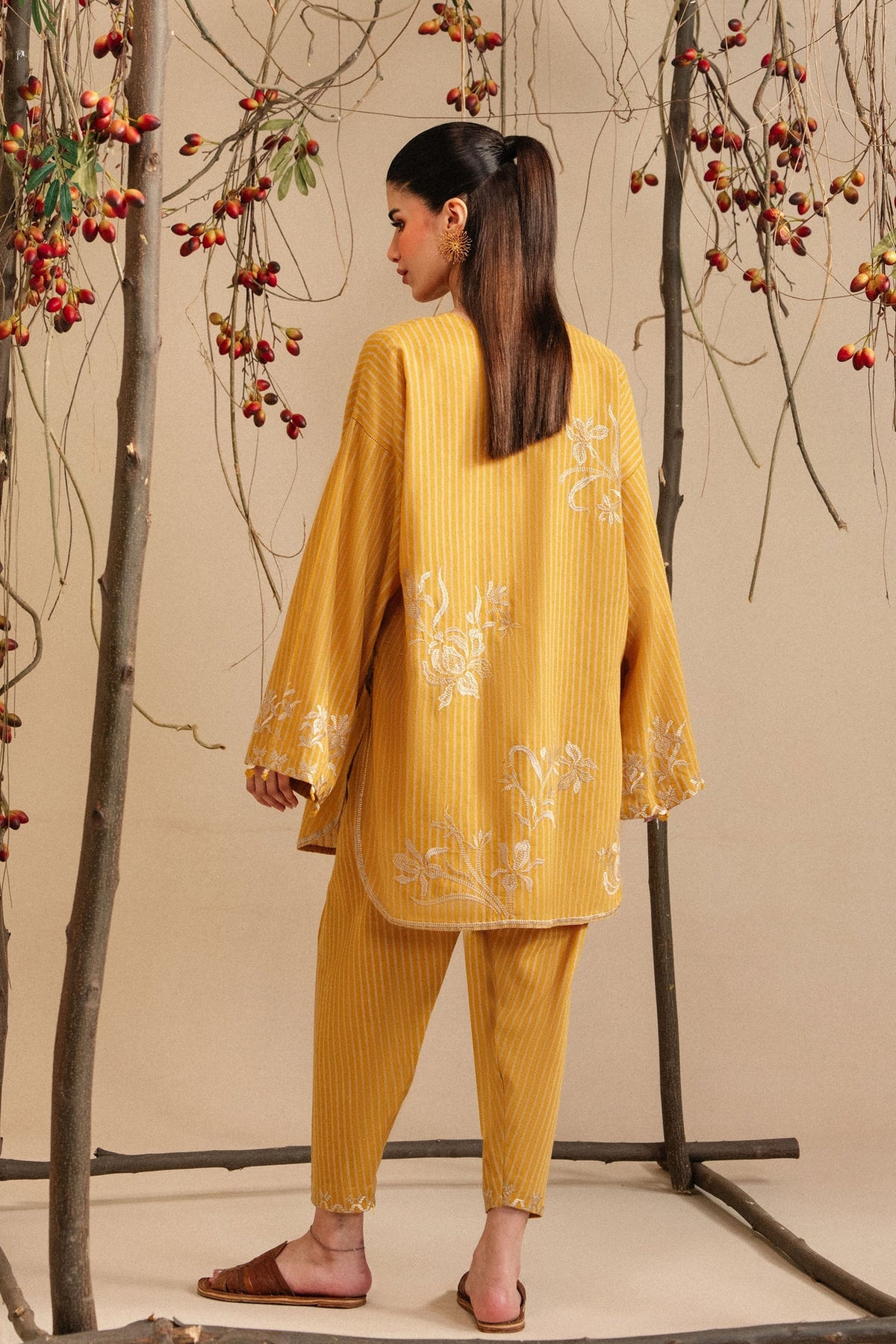 Elan | Winter Basics 25 | SOHEA (ERW-21570) - Casual Dress - available at Maria Faisal in UK and USA.