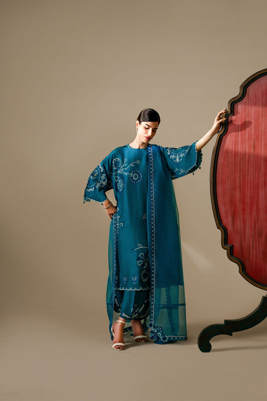 Zaha | Serae Pret | SELVIANNE - Formal Dress - available at Maria Faisal in UK and USA.