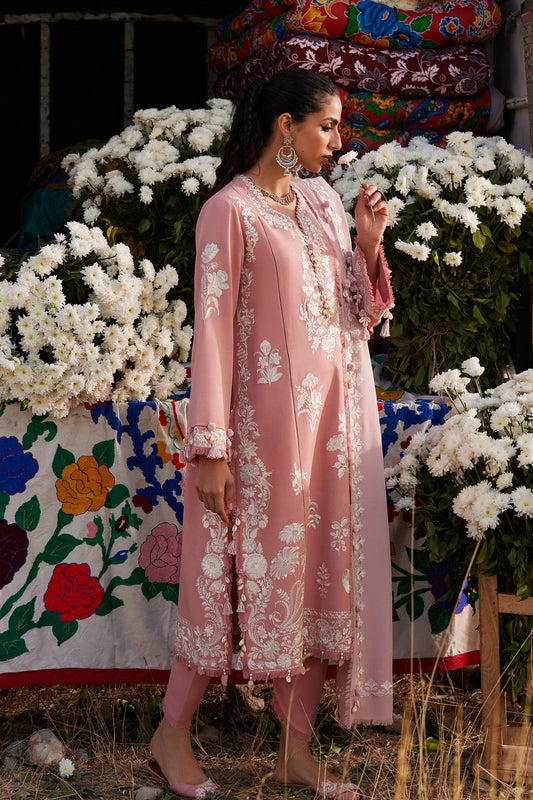 Zaha | Winter 25 | NIRA (ZW25-05) - Luxury Dress - available at Maria Faisal in UK and USA.