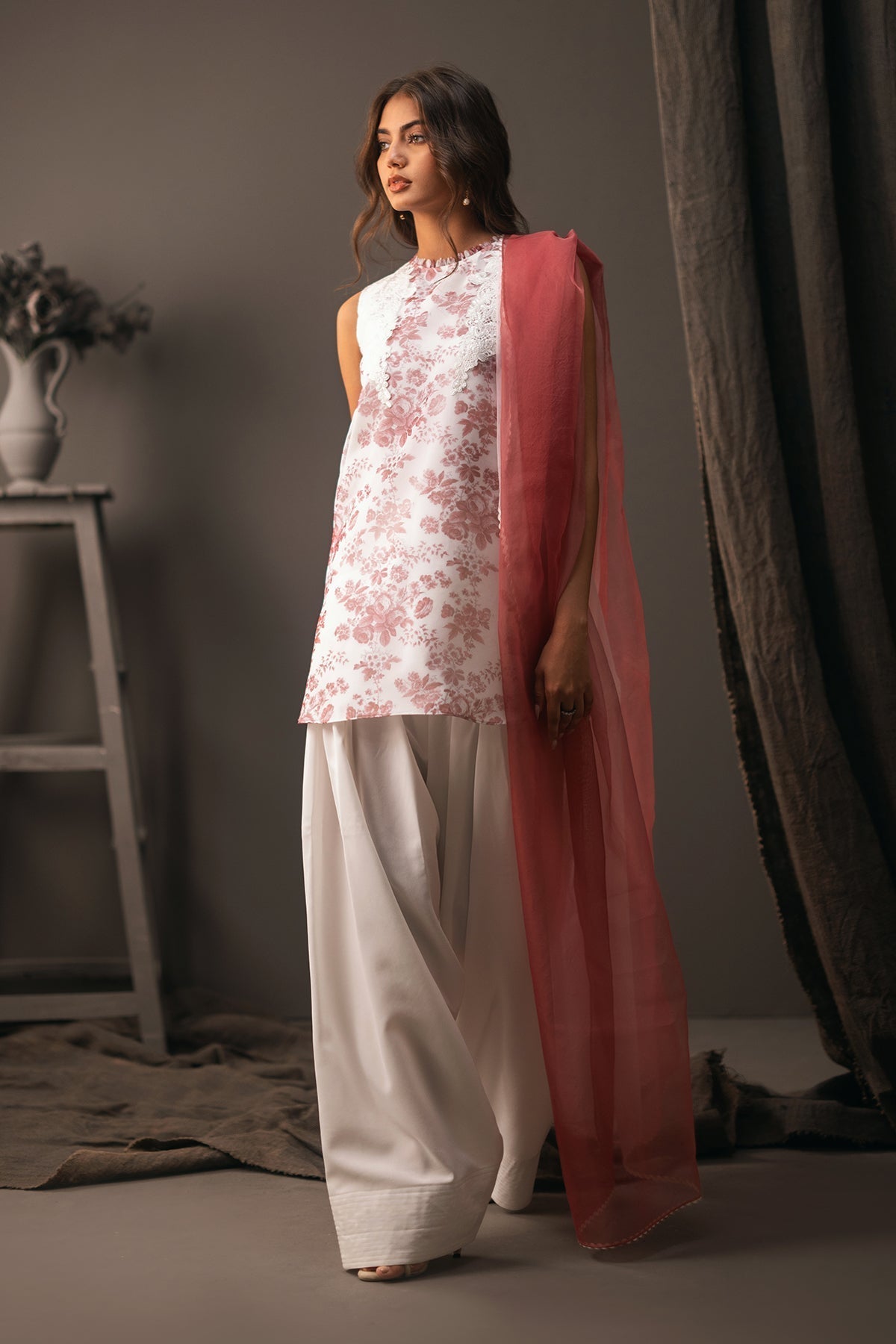 Erum Khan | Beyond Basic | FLORAL ALLURE - Designer Dress with Intricate embroidery and embellishments. Shop elegent wedding dress at Maria Faisal.