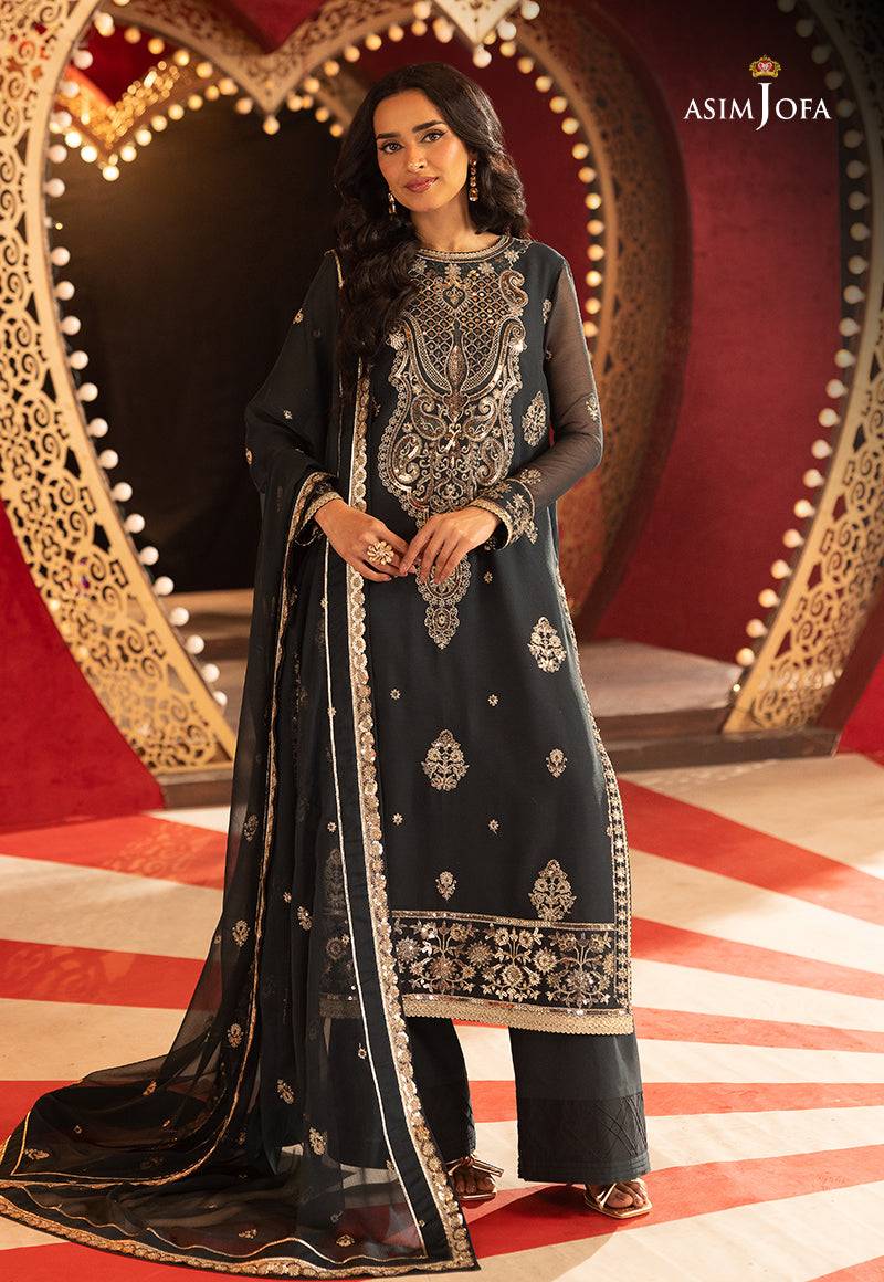 Asim Jofa | Festive Collection 25 | AJLLF-08 by Maria Faisal - Registered Vendor of : Asim Jofa - type : Ladies Clothes - 100% original wedding dresses
