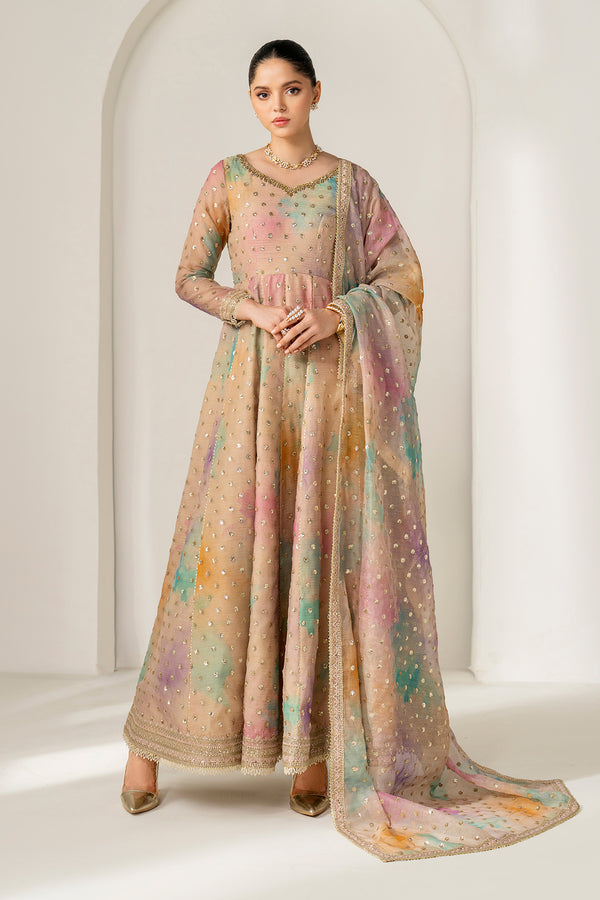 Baroque | Luxury Pret 25 | EMBROIDERED COTTON PATTI PR-1138 - Ladies Clothes - Maria Faisal