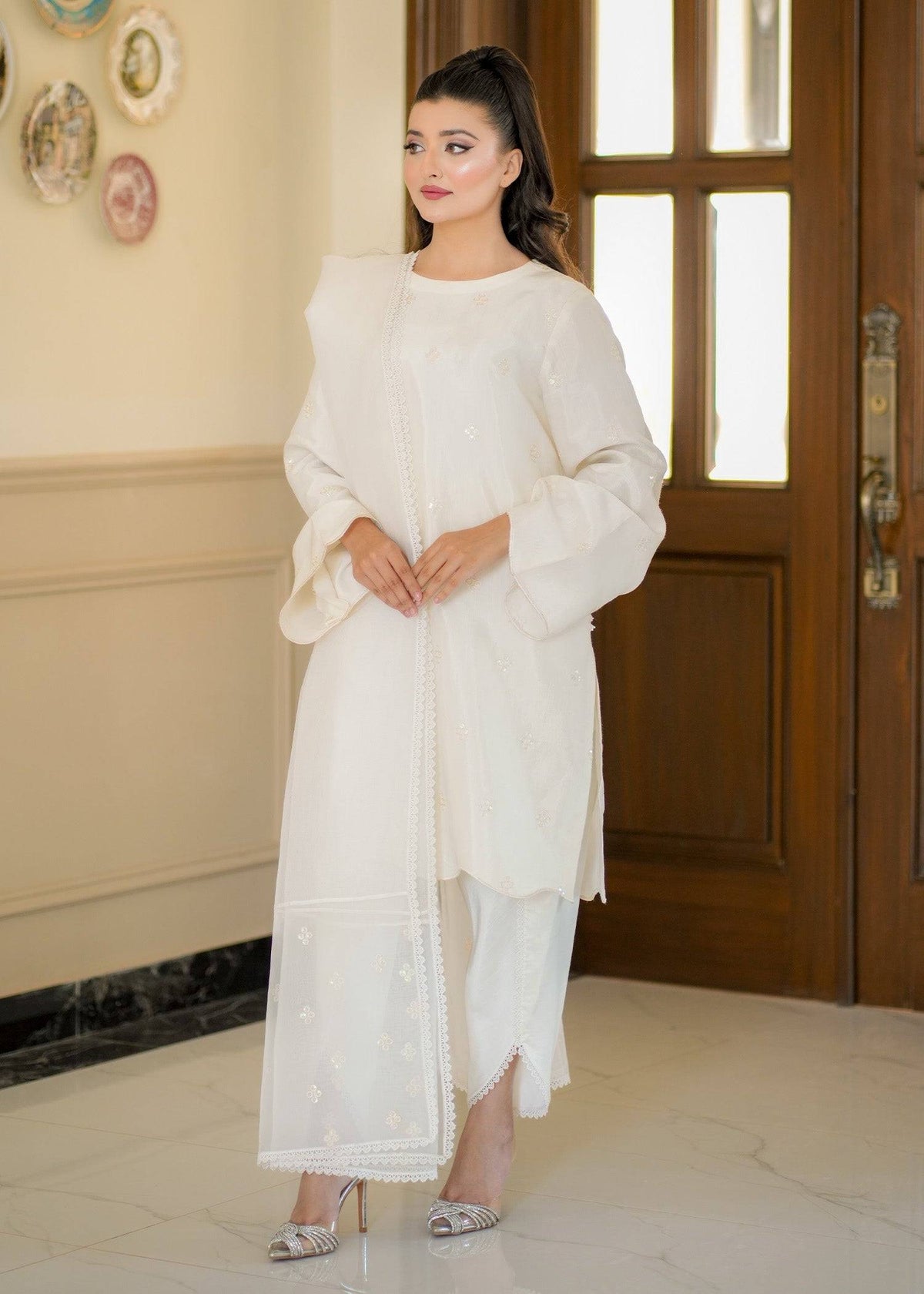 Fozia Khalid | Silk Spire | BLISS by Maria Faisal - Registered Vendor of : Fozia Khalid - type : Ladies Clothes - 100% original wedding dresses