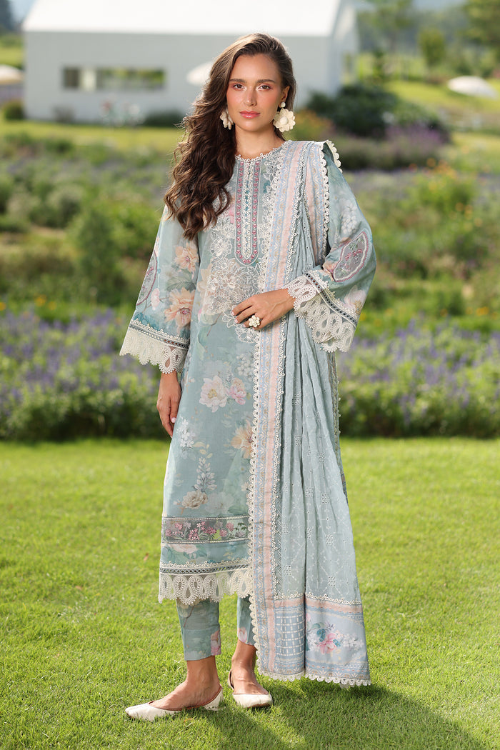 Baroque | Luxury Pret Summer | UF-4224 - Luxury Dress - available at Maria Faisal in UK and USA.