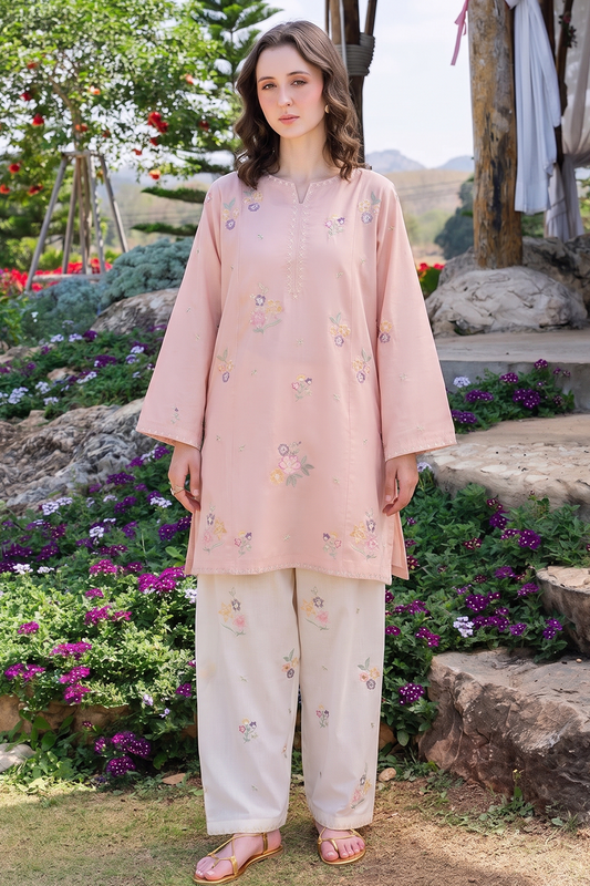 Saad Shaikh | Ease Fall Edit 26 | Arden - Casual Dress - available at Maria Faisal in UK and USA.