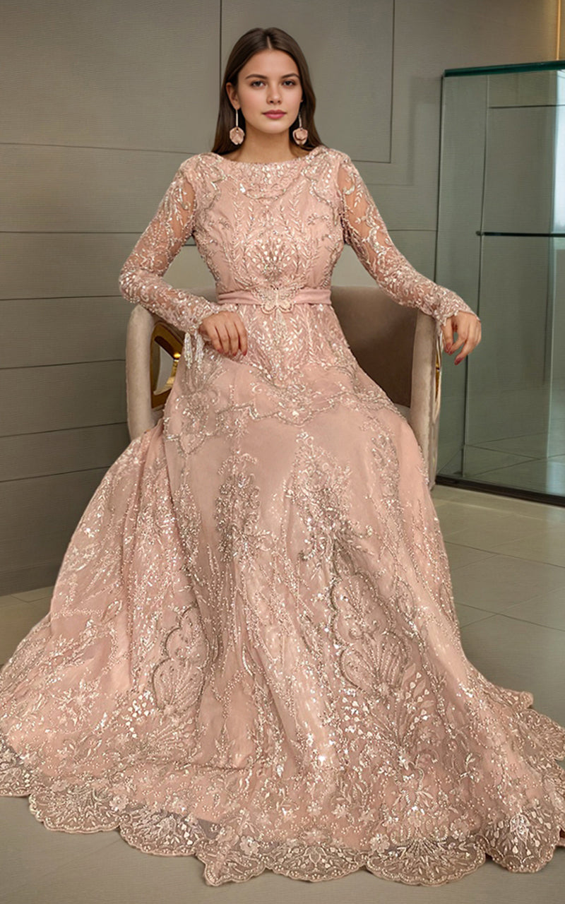 Threads and Motifs | Formal Dresses 25 | Net Embroidered Maxi