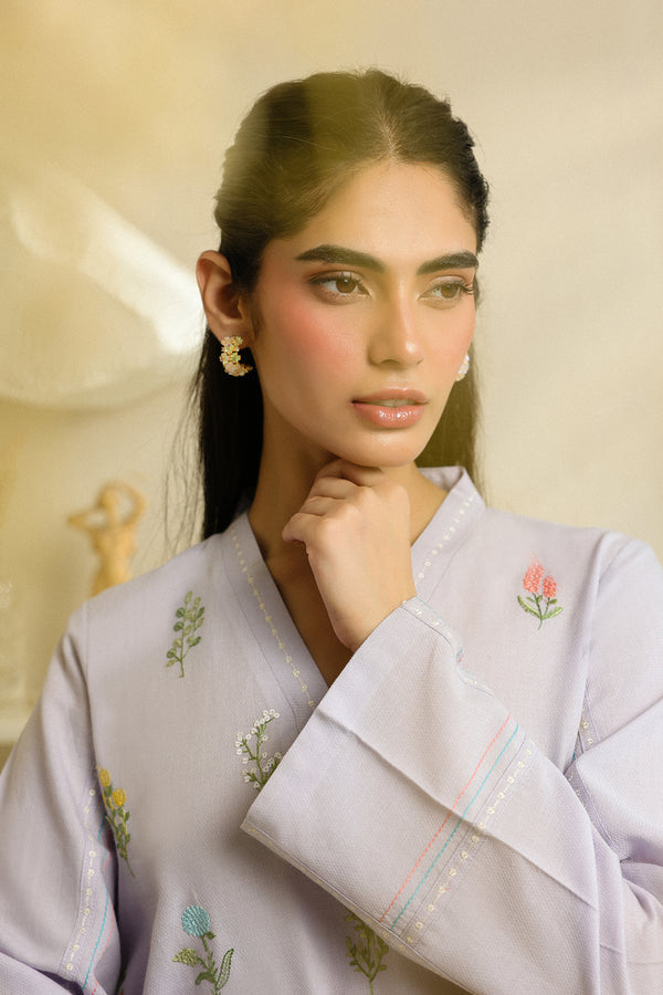 Sahar | Pre Essential Emb Edit | Iris Glow - Ladies Clothes - Maria Faisal