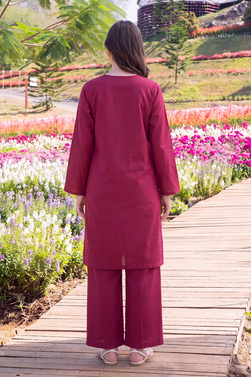 Saad Shaikh | Ease Fall Edit 26 | Marielle - Casual Dress - available at Maria Faisal in UK and USA.