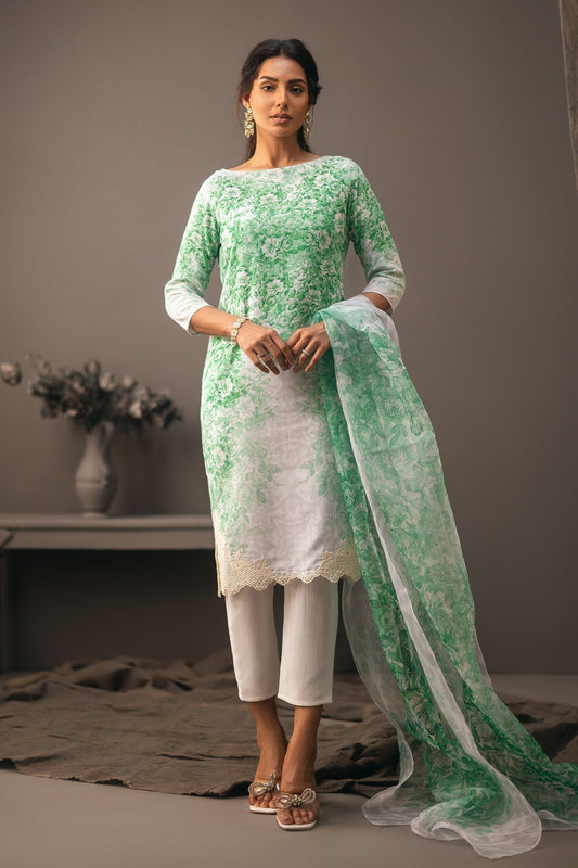 Erum Khan | Beyond Basic | CLASSIC CHARM - Designer Dress with Intricate embroidery and embellishments. Shop elegent wedding dress at Maria Faisal.