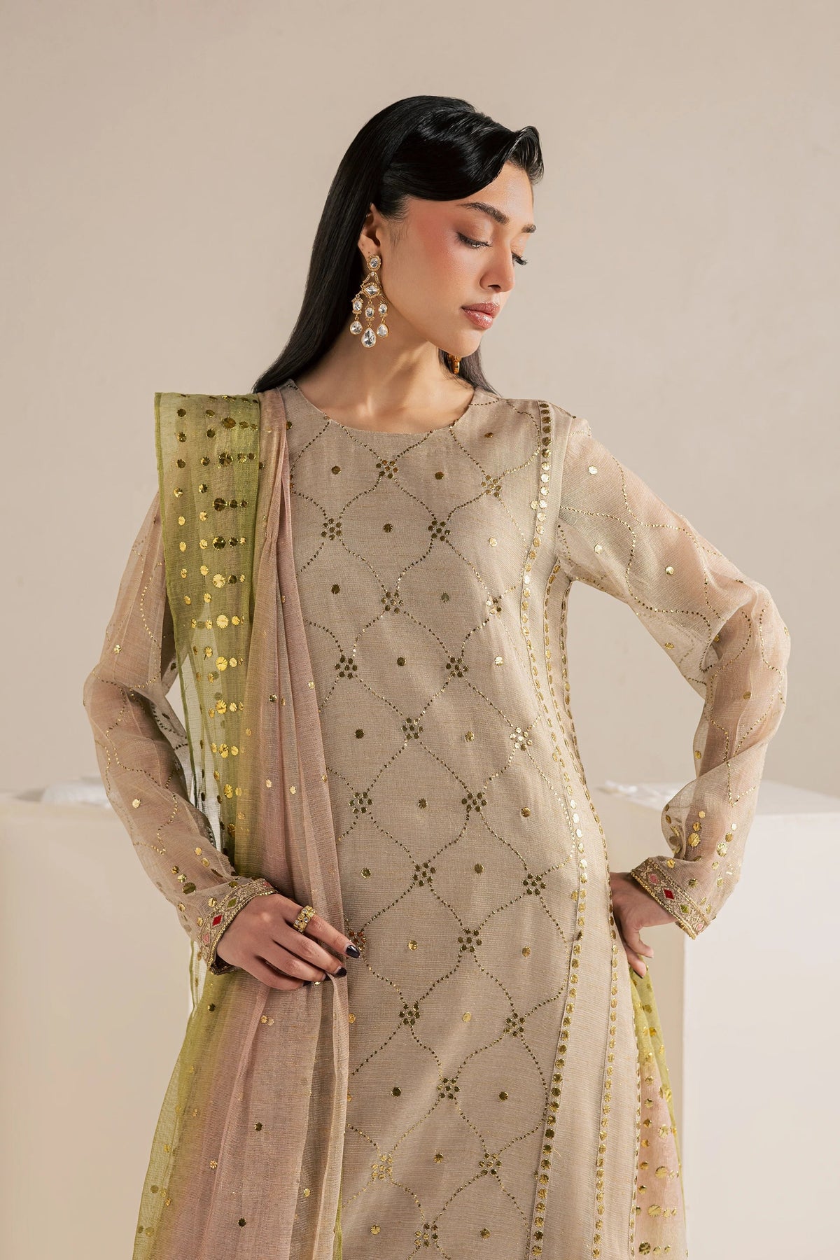 Vanya | Meraki Formals | FF-92 - Formal Dress - available at Maria Faisal in UK and USA.