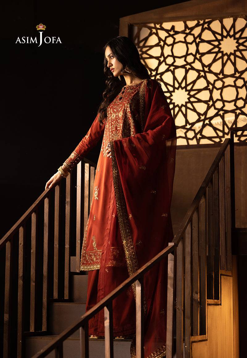 Asim Jofa | Festive Collection 25 | AJLLF-18 by Maria Faisal - Registered Vendor of : Asim Jofa - type : Ladies Clothes - 100% original wedding dresses