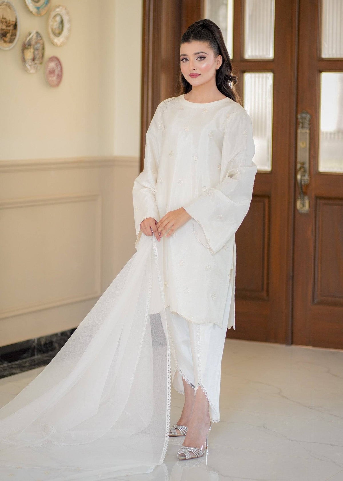 Fozia Khalid | Silk Spire | BLISS by Maria Faisal - Registered Vendor of : Fozia Khalid - type : Ladies Clothes - 100% original wedding dresses