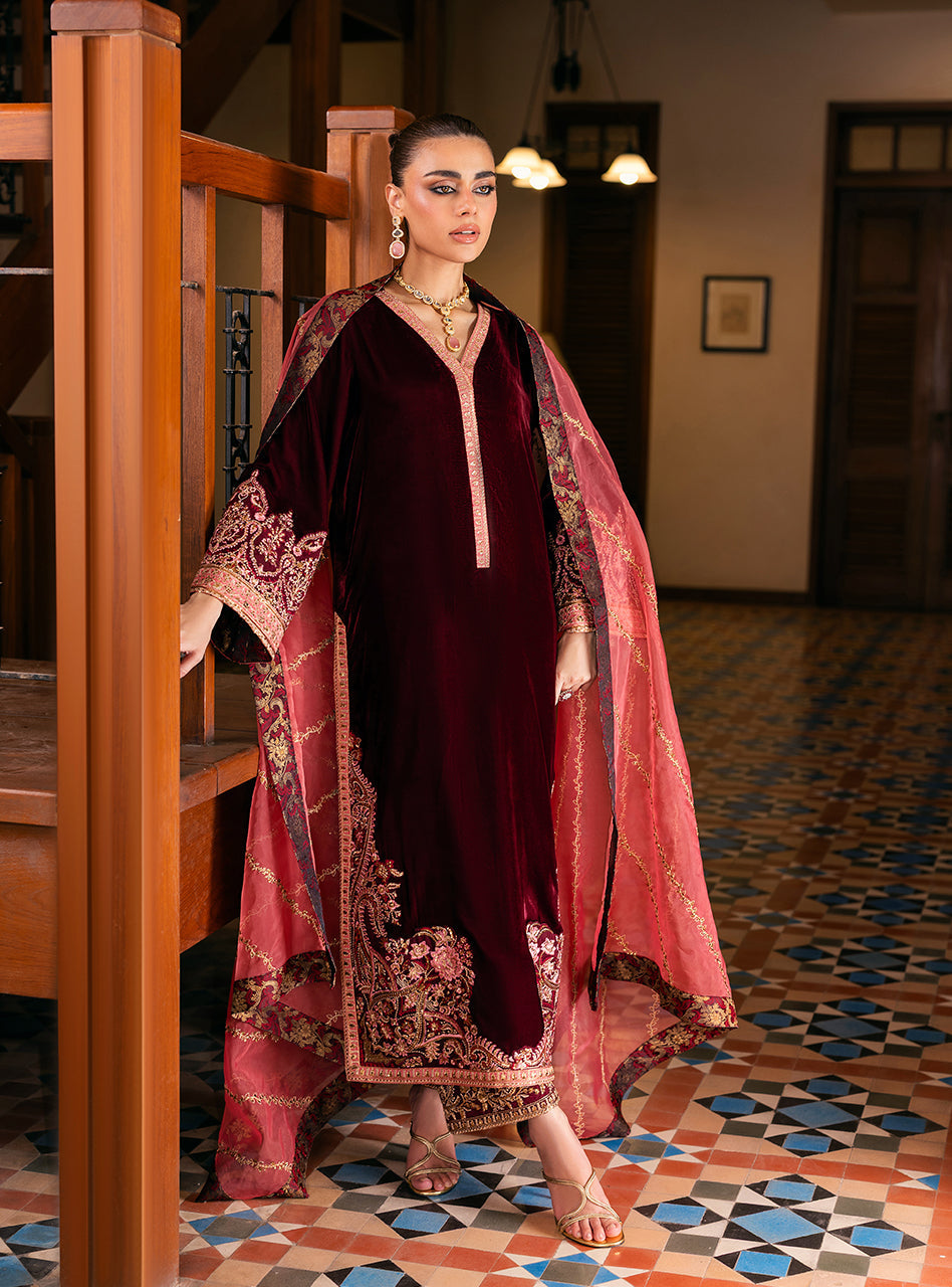Zainab Chottani | Velvet 25 | Aima - Formal Dress - available at Maria Faisal in UK and USA.