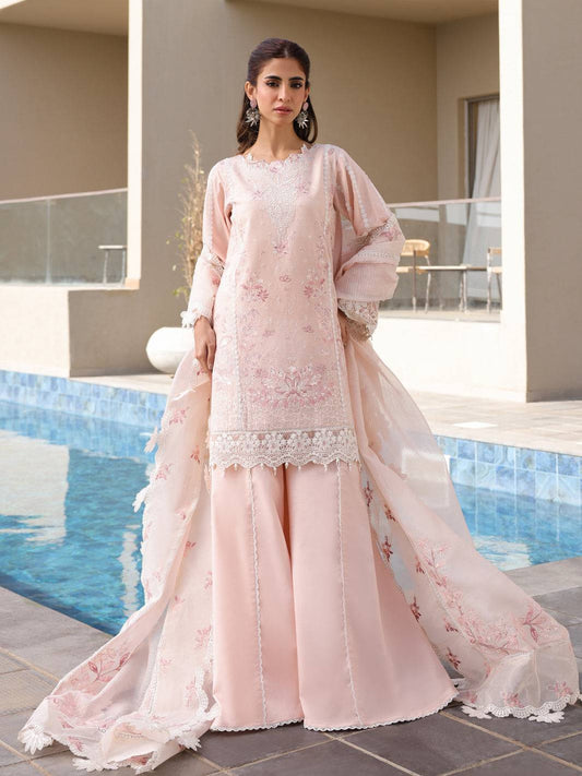 Faiza Faisal | Marine Luxury Lawn 25 | MARIA by Maria Faisal - Registered Vendor of : Faiza Faisal - type : Ladies Clothes - 100% original wedding dresses