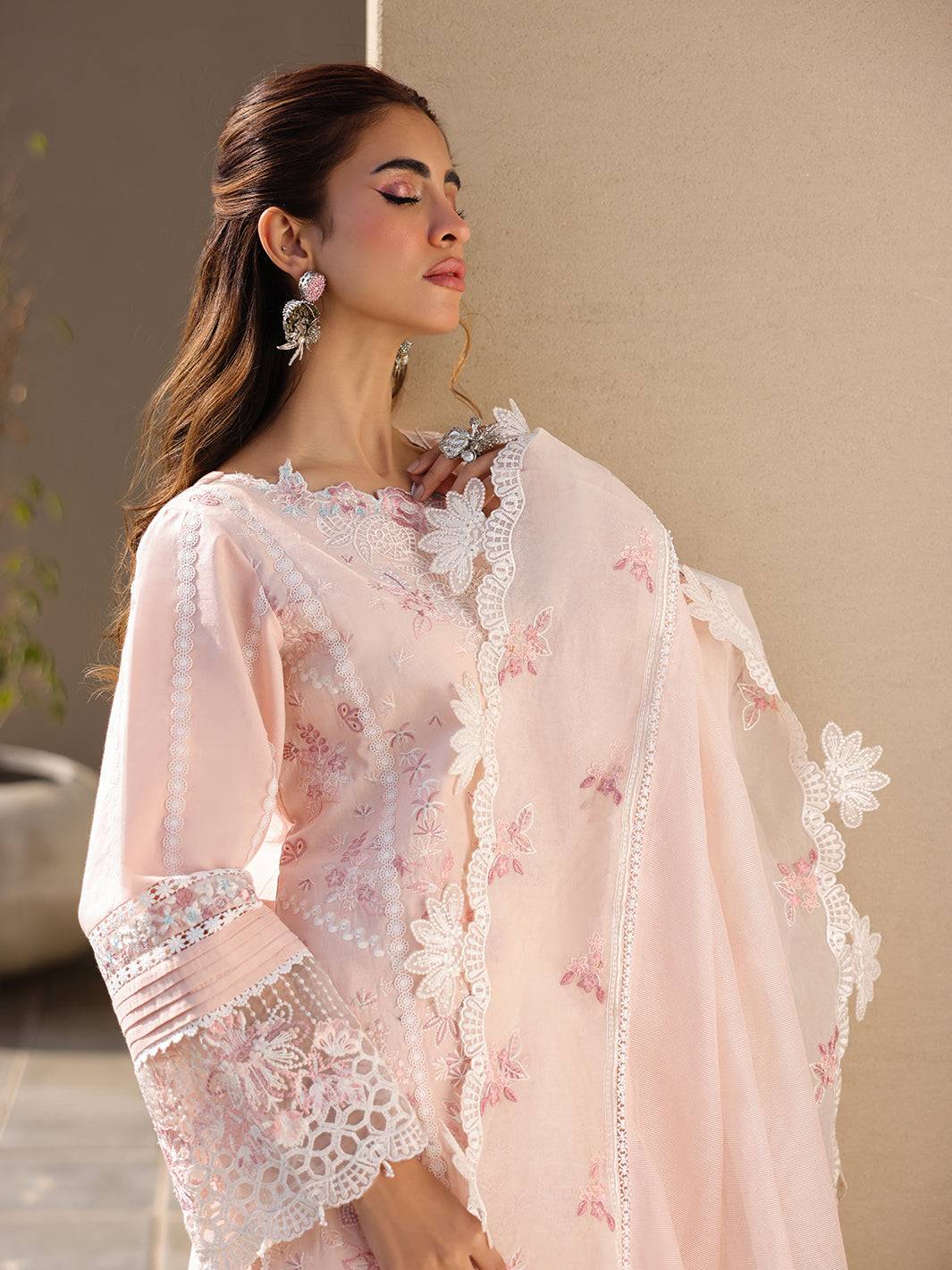 Faiza Faisal | Marine Luxury Lawn 25 | MARIA by Maria Faisal - Registered Vendor of : Faiza Faisal - type : Ladies Clothes - 100% original wedding dresses
