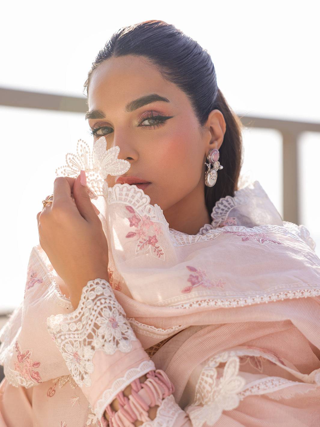 Faiza Faisal | Marine Luxury Lawn 25 | MARIA by Maria Faisal - Registered Vendor of : Faiza Faisal - type : Ladies Clothes - 100% original wedding dresses