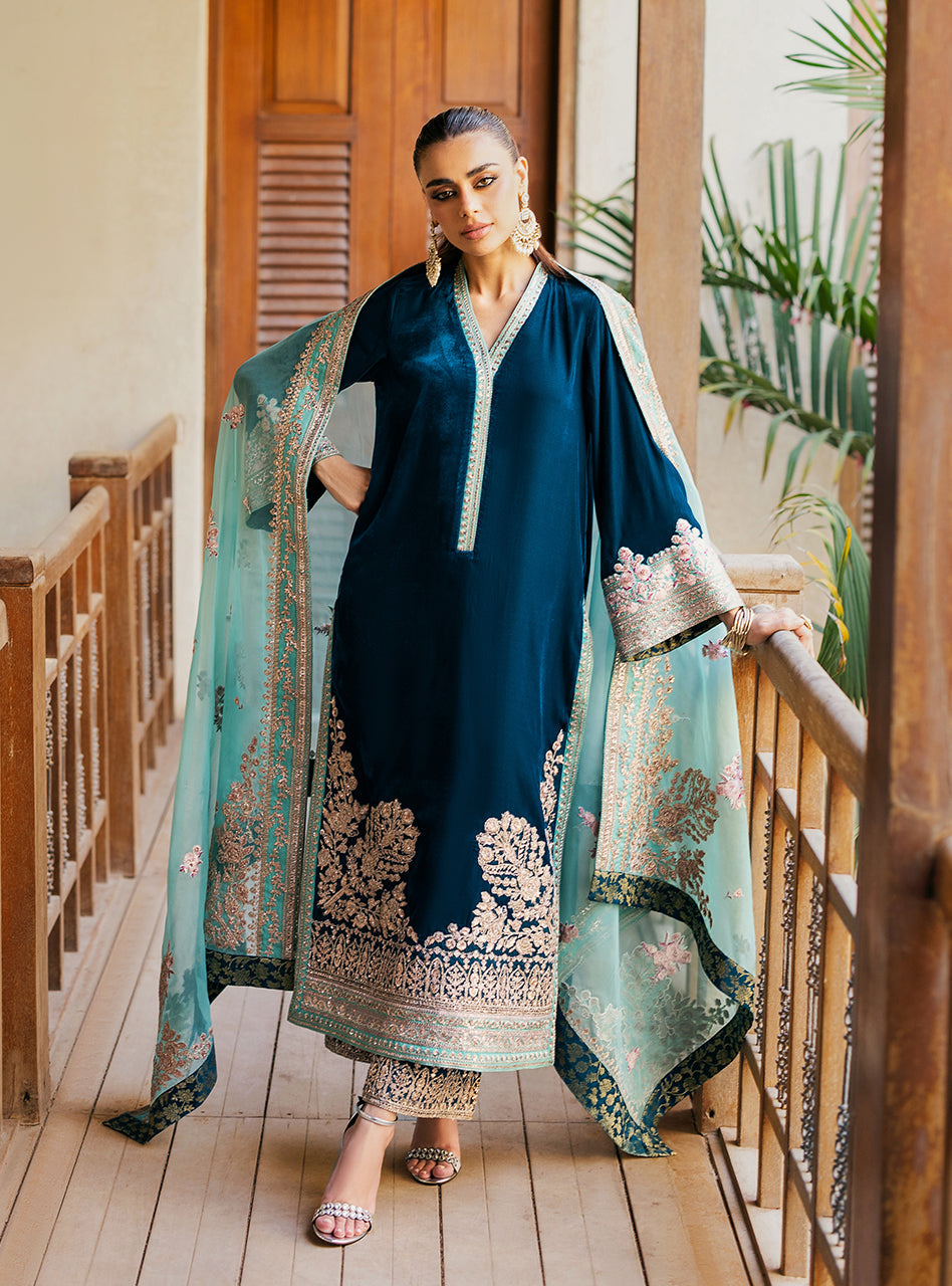 Zainab Chottani | Velvet 25 | Elsa - Formal Dress - available at Maria Faisal in UK and USA.