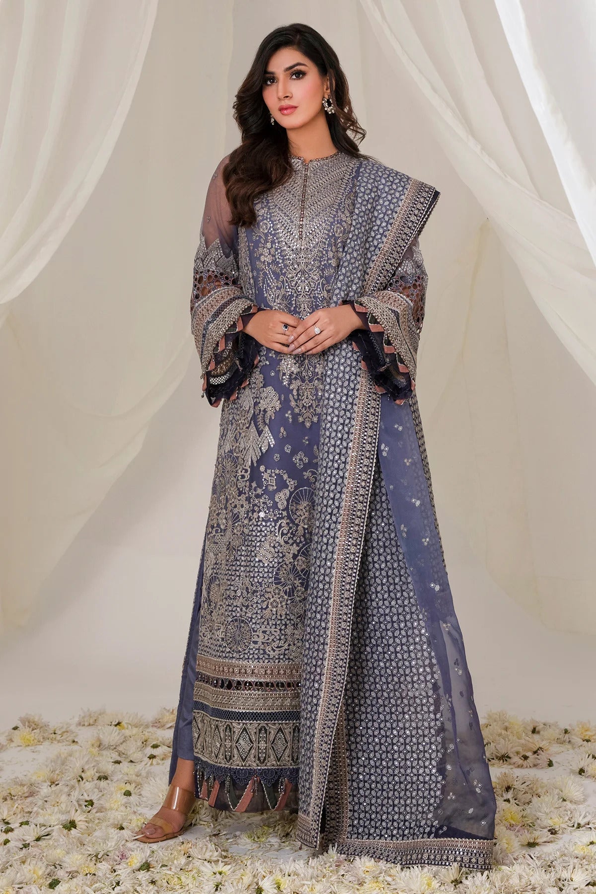 Jazmin | Luxury Formal Collection | GERANIUM - Wedding Dress - Maria Faisal