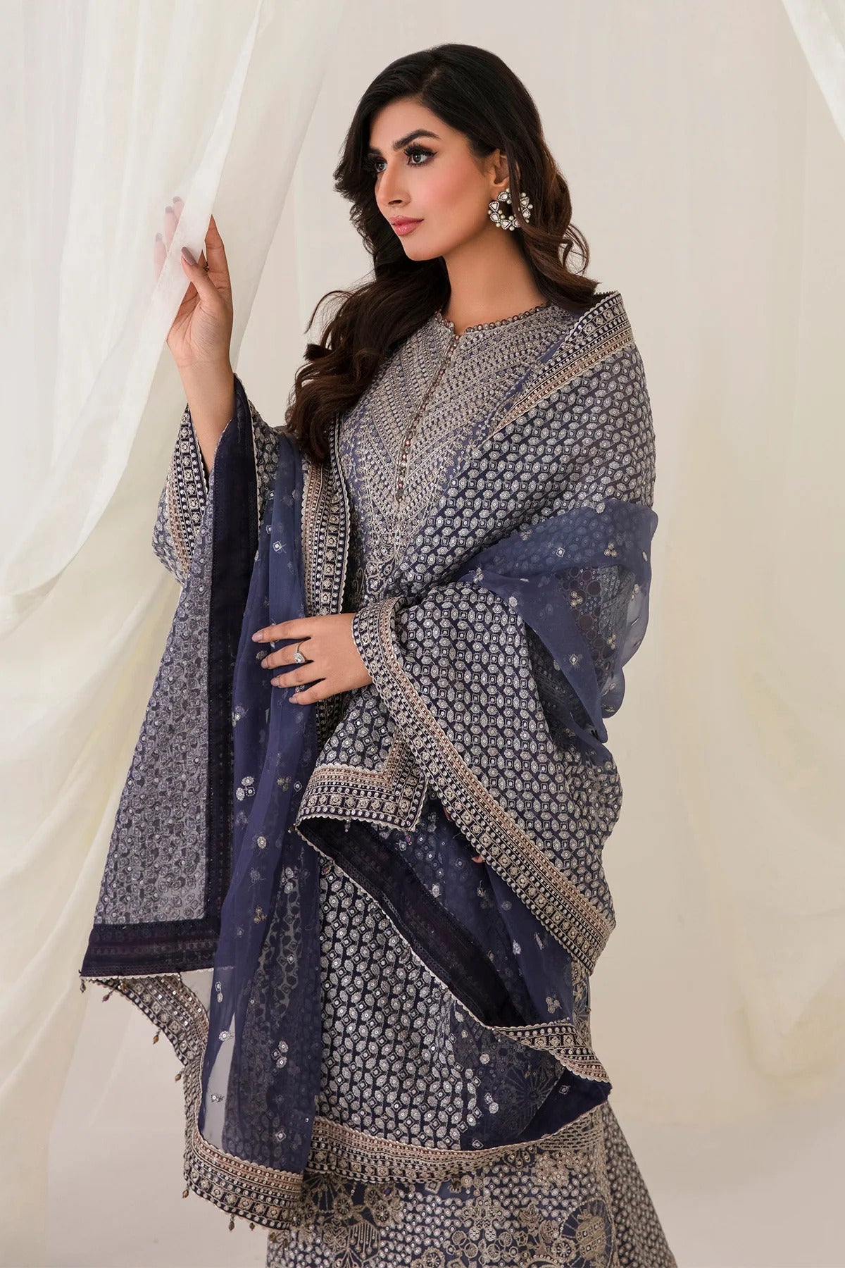 Jazmin | Luxury Formal Collection | GERANIUM - Wedding Dress - Maria Faisal