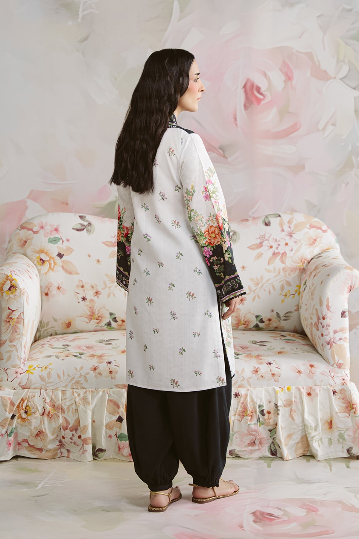 Vanya | Co Ords | CO-136 - Casual Dress - available at Maria Faisal in UK and USA.